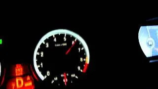 BMW M3 E92 Coupe acceleration from 120 to 290 Km/h on german Autobahn