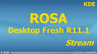 ROSA R11.1 (KDE) Часть 1