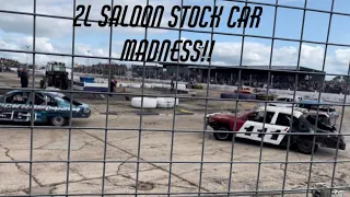 2L saloon stock car madness at smeatharpe stadium!!