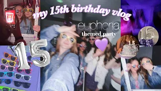 15TH BIRTHDAY VLOG  🪩✨  *party + bday weekend*