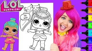 Coloring LOL Surprise Dolls Genie Fancy Tot Coloring Page Prismacolor Markers | KiMMi THE CLOWN