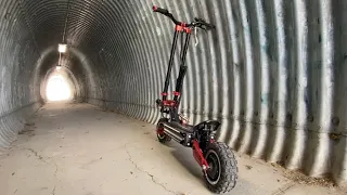 Electric scooter burnout’s and wheelies /Turbowheel phaeton