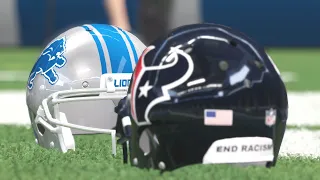 Madden NFL 21 - Houston Texans Vs Detroit Lions PS4 Gameplay Simulation Happy Thanksgiving