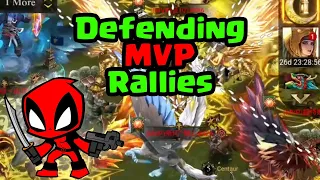 Clash of Kings - Defending 5 MVP Rallies (1+2+2) 😅😅