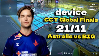 CS2 POV Astralis device (21/11) vs BIG (Nuke) @ CCT Global Finals 2024