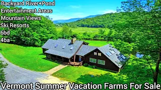 Vermont Waterfront Property For Sale | 18+ acres | Vermont Waterfront Summer Cottage For Sale