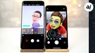 Memoji vs AR Emoji - iPhone X vs Galaxy S9+