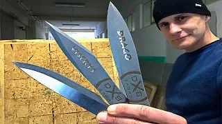 Russian Throwing Knives (Which One is Better?) Test