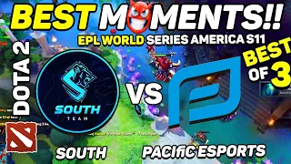 SOUTH vs PACIFIC ESPORTS - HIGHLIGHTS - EPL World Series America S11 | Dota 2