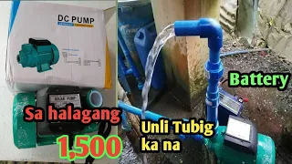 12volts Solar Water Pump Basic installation.Deep well solar water pump.