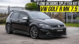 Flow Designs Splitter Kit Installation | Volkswagen Golf R MK 7.5