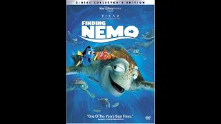 Opening to Finding Nemo DVD (2003, Both Discs)