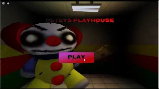 ESCAPE PETEY'S PLAYHOUSE! SCARY OBBY FULL GAMEPLAY #roblox #gameplay