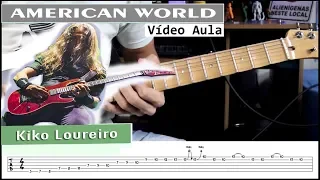 POST AMERICAN WORLD Solo VÍDEO AULA + Tab | MEGADETH ( Kiko Loureiro solo Vídeo Aula )