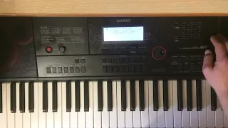 Как прописать сбивку на синтезаторе Casio CT-X3000