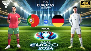 FC 24 - Portugal vs Germany | Ronaldo vs Havertz | UEFA EURO 2024 Final [4K60]
