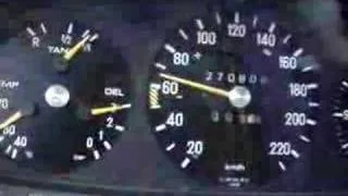 MB W123 280E 0-100km/h