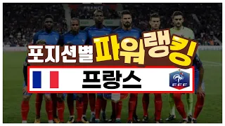 프랑스 포지션별 티어리스트 | 국대팀 중 한국 다음으로 좋다는데? [피파4]