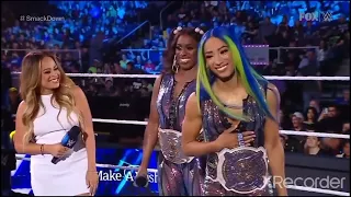 Sasha Banks, Naomi, Shayna Baszler & Natalya Segment: SmackDown April 22 2022