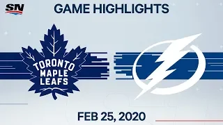 NHL Highlights | Maple Leafs vs. Lightning – Feb. 25, 2020