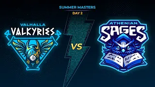 SMITE Pro League Season X Summer Masters Day 2: Valhalla Valkyries vs Athenian Sages