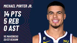 Michael Porter Jr. vs Dallas Mavericks | Nov 20, 2022