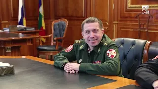 Глава Карачаево-Черкесии встретился с новым командующим Северо-Кавказским округом Росгвардии