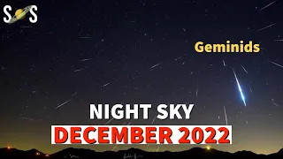 Night Sky December 2022 | Geminids Meteor Shower 2022 | Secrets of Space