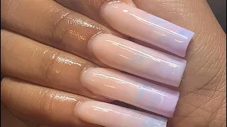 How to Marble Ombre Polygel Nails
