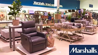 MARSHALLS FURNITURE ACCENT CHAIRS COFFEE TABLES HOME DECOR SHOP WITH ME SHOPPING STORE WALK THROUGH