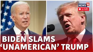 Joe Biden Blasts Donald Trump For His 'Shocking' And 'Un-American' NATO Comments | News18 Live