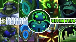 BEN 10 Ultimate Alien: Cosmic Destruction ALL ULTIMATE ALIENS