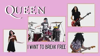 Queen - I Want To Break Free | cover by Kalonica Nicx, Andrei Cerbu, Beatrice Florea & Maria Tufeanu