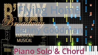 🎹Flying Home, Solo & Chord, Benny Goodman, Synthesia Piano