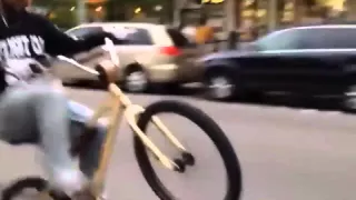 amazing bicycle wheelie Dangerous, High speed police chase movies