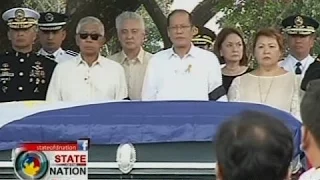 SONA: Abo ni dating Pangulong Elpidio Quirino, inilipat sa Libingan ng mga Bayani