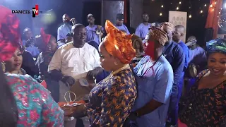 ALHAJA SULIAT ADUNNI MALLO, FOLAKEMI ANIFOWOSHE(CEO IBILE FOODS) DAZZLE ON STAGE WITH K1 DE ULTIMATE