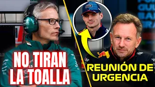 ASTON MARTIN CALLS FOR CALM AT THE START OF 2024 | EMERGENCY MEETING BETWEEN HORNER AND VERSTAPPEN