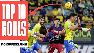 FC BARCELONA TOP 10 GOALS LALIGA EA SPORTS 2023/24