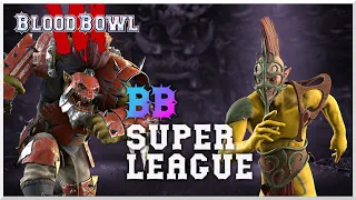 Blood Bowl 3 - Super League - Jimmy Fantastic (Orc) vs. Enarion (Wood Elf)