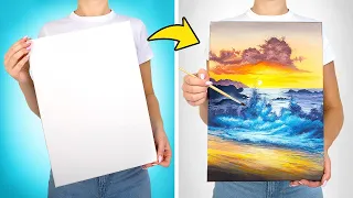 Amazing Ocean Wave Acrylic Painting