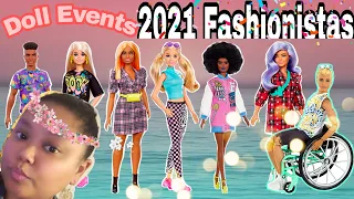 2021 Barbie Fashionistas: Doll Events- Gypsie's HONEST views on NEW BARBIE DOLLS + Wheelchair MTM