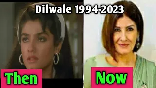 Dilwale (1994-2023) Cast Then And Now।। #dilwale #ajaydevgn #raveenatandon #kitnahaseenchehra