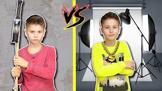 Богатый БЛОГЕР VS Бедный ! БАБУШКА придумала Серёже новый Клип / Fast Sergey