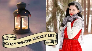 COZY WINTER BUCKET LIST | 10 Ways To Enjoy Winter | Cottagecore Slow Living Ideas ❄️️🕯️