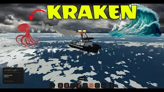 Crab Fishing Trip RUINED BY KRAKEN In Stormworks