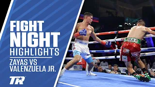 Xander Zayas Drops Valenzuela 2 Times in Rd 1 Puts On Amazing Show for KO Win | FIGHT HIGHLIGHTS