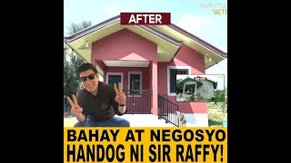 IDOL RAFFY TULFO, INAYOS ANG BAHAY NG PAMILYA GREGORIO AT BINIGYAN NG NEGOSYO!