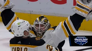 All the Broadcast Calls of Ullmark's 'Electric' Goalie Goal