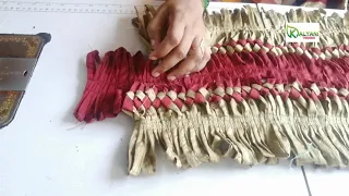 How To Make Door Mat With Old Saree At Your Home || DIY Door Mat Making Ideas With Recycled Cloth